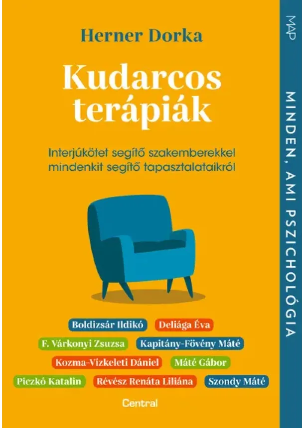 Herner Dorka - Kudarcos terápiák - Interjúkötet segítő szakemberekkel mindenkit segítő tapasztalataikról - MAP-sorozat
