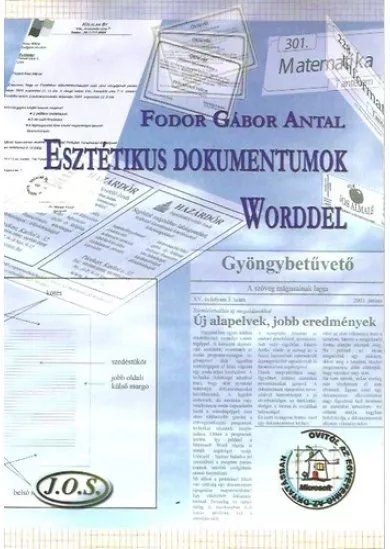 ESZTÉTIKUS DOKUMENTUMOK WORDDEL