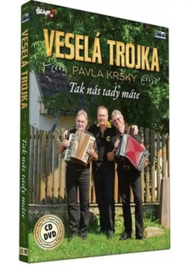 autor neuvedený - Veselá trojka - Tak nás tady máte - CD+DVD