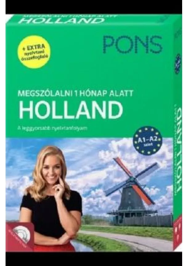 Nyelvkönyv - PONS Megszólalni 1 hónap alatt - Holland - (online letölthető hanganyag + extra nyelvtani összefoglaló)