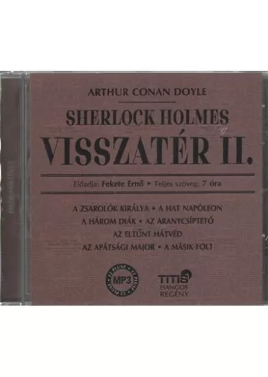 Sherlock Holmes visszatér II. - Hangoskönyv