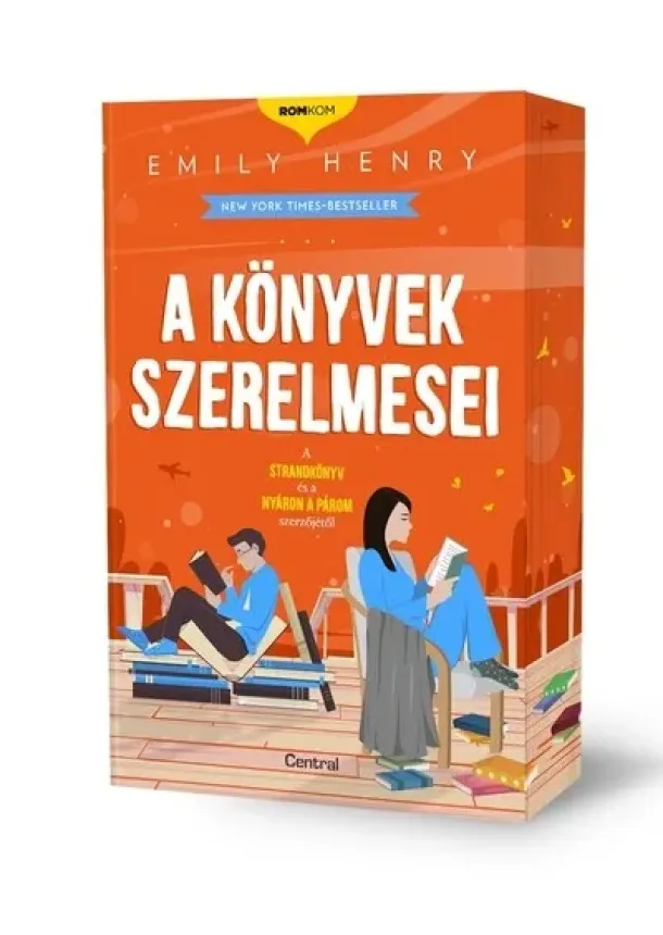 Emily Henry - A könyvek szerelmesei - Romkom-sorozat (éldekorált)