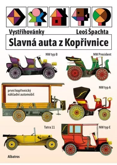 Vystřihovánky - Slavná auta z Kopřivnice