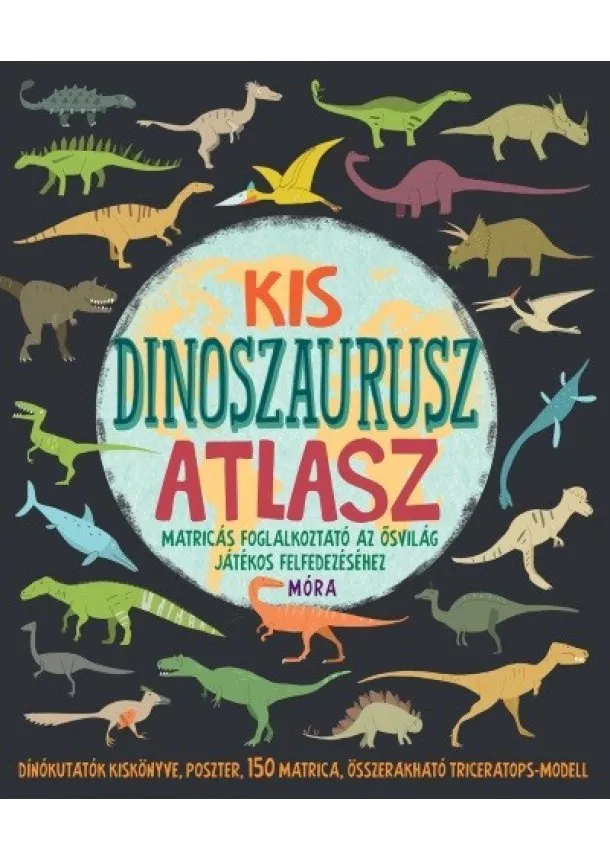 Foglalkoztató - Kis dinoszaurusz atlasz