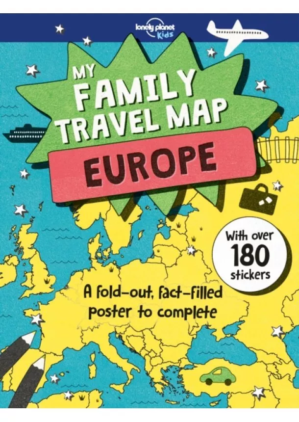  Lonely Planet Kids, Joe Fullman - My Family Travel Map - Europe 1