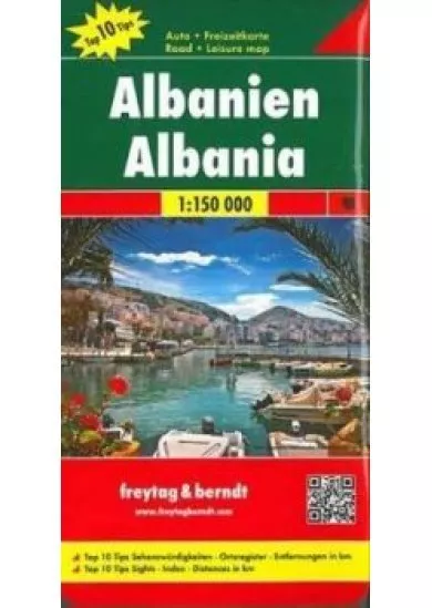 AK 9503 Albánie 1:150 000 Top 10 Tipps