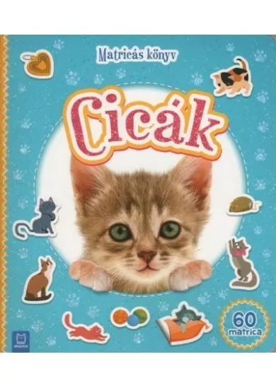 Cicák - Matricás könyv