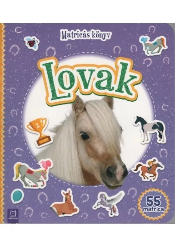 Foglalkoztató - Lovak - Matricás könyv