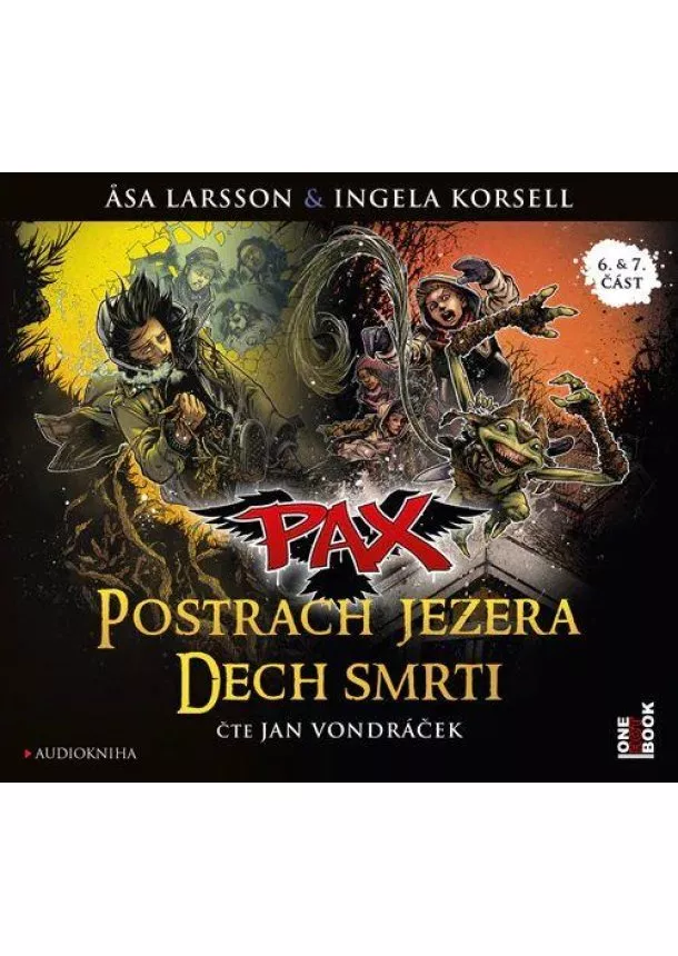One Hot Book - VONDRÁČEK JAN / LARSSON A., KORSELL I.  PAX VI. POSTRACH JEZERA A PAX VII.: DECH SMRTI (MP3-CD)