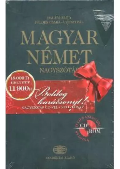 MAGYAR-NÉMET NAGYSZÓTÁR+IMMERHÖHRER CSOMAG