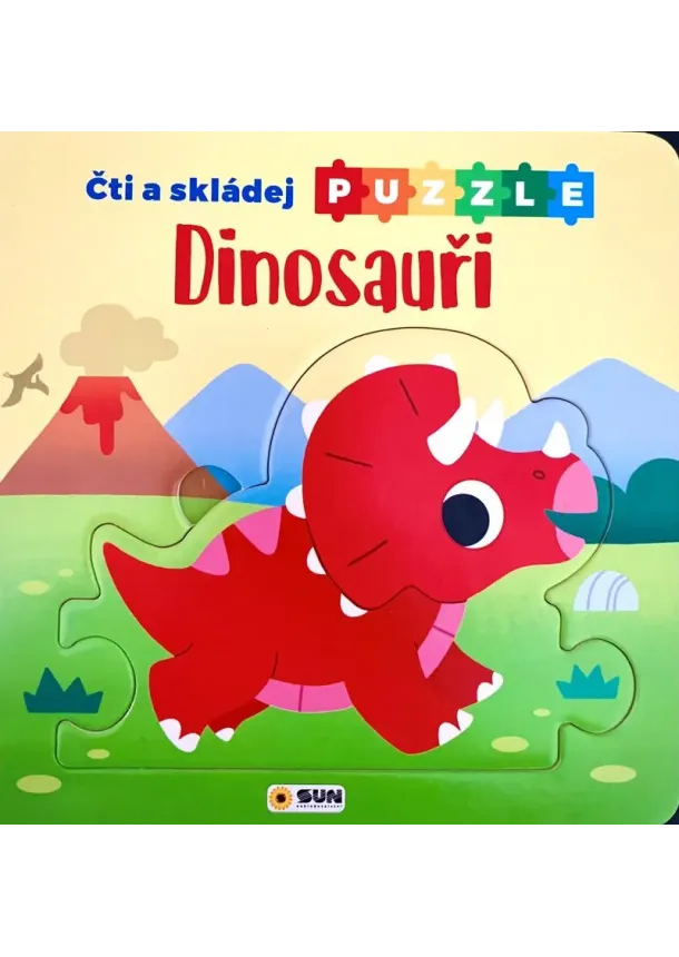 Čti a Skládej Puzzle Dinosauři