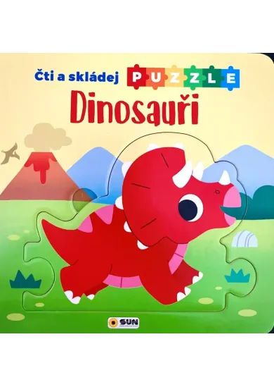 Čti a Skládej Puzzle Dinosauři
