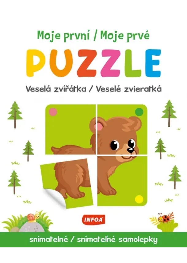 Moje prvé puzzle - Veselé zvieratká