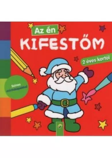 Az én kifestőm - Színes mintaoldallal 2 éves kortól (piros)