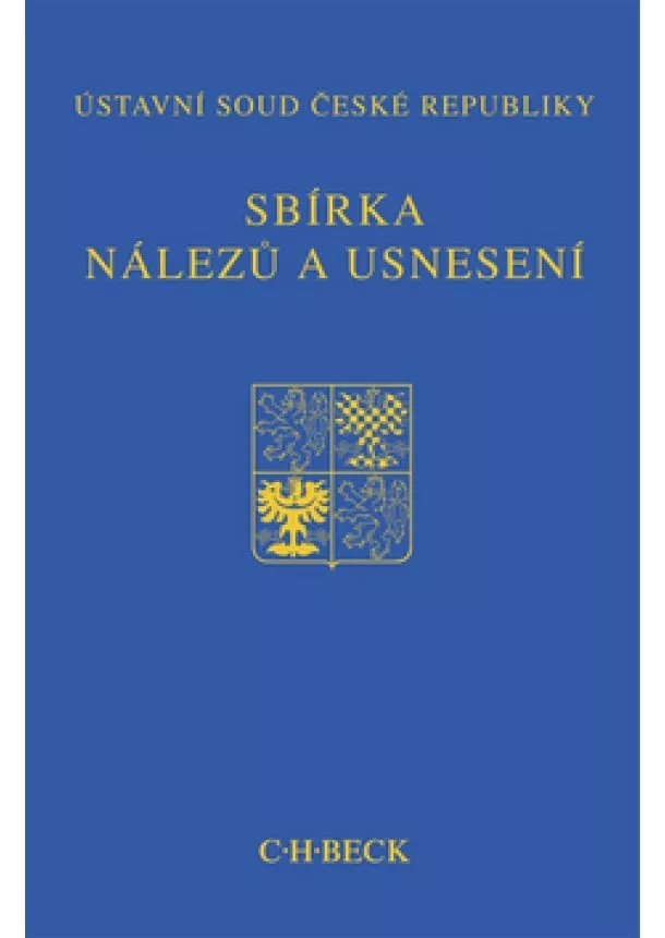 Sbírka nálezů a usnesení ÚS ČR, svazek 64