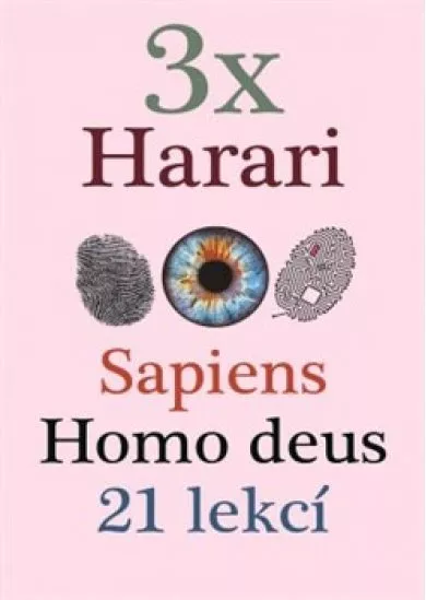 3x Harari v dárkovém boxu (Sapiens, Homo deus, 21 lekcí pro 21. století)