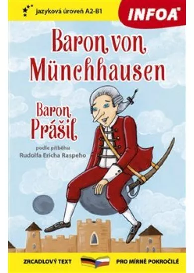 Baron von Münchhausen / Baron Prášil - zrcadlový text pro mírně pokročilé (A1-A2)