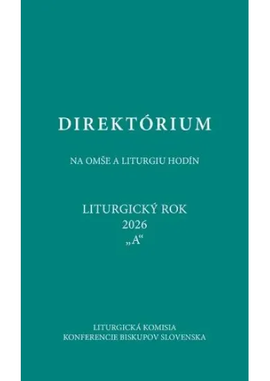 Direktórium 2026 (Liturgický rok 2026 „A“) - Na omše a liturgiu hodín