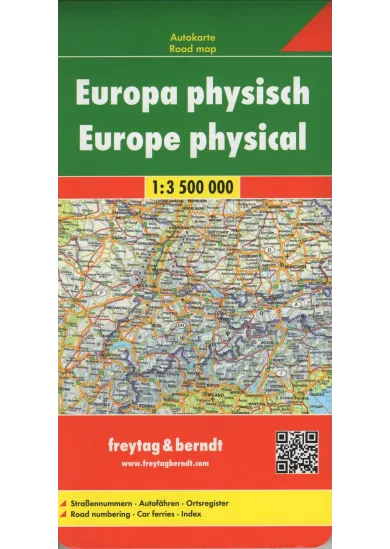 AM Európa fyzická 1:3 500 000 FB