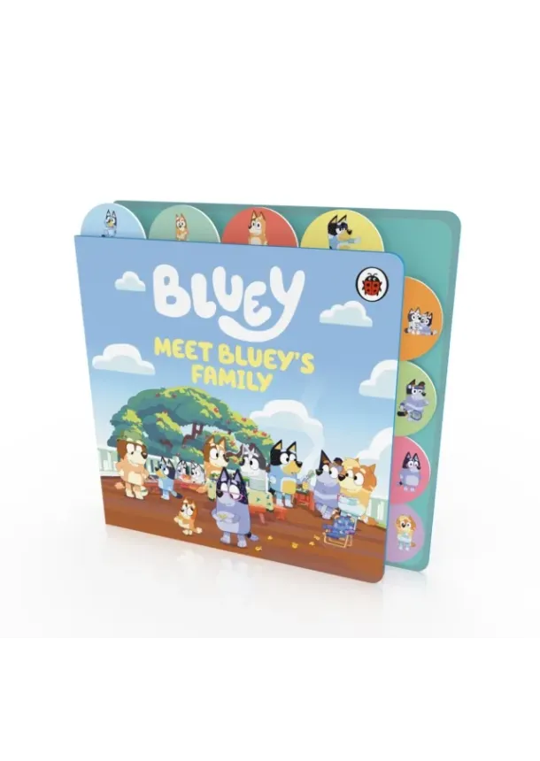  Bluey - Bluey: Meet Blueys Family: Tabbed Board Book