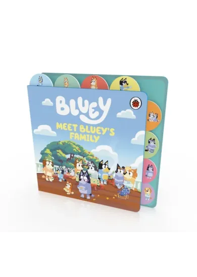 Bluey: Meet Blueys Family: Tabbed Board Book