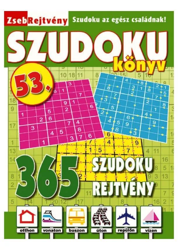 Zsebrejtvény szudoku könyv 53.