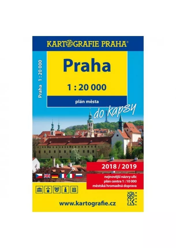 autor neuvedený - Praha do kapsy - plán města 1:20 000