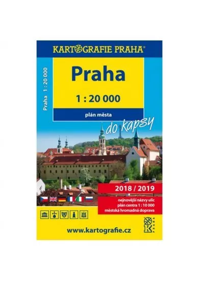 Praha do kapsy - plán města 1:20 000