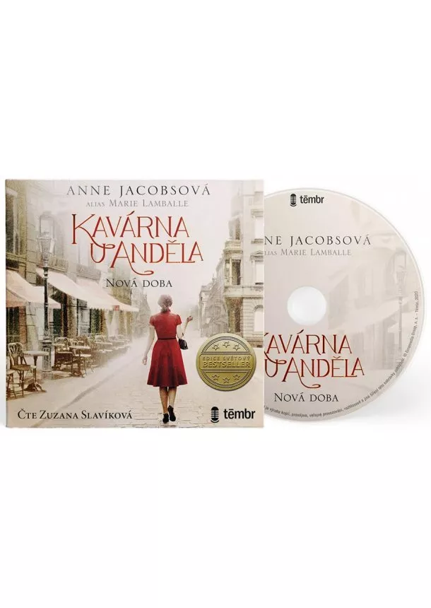 Anne Jacobsová alias Lamballe, EUROMEDIA GROUP - Anne Jacobsonová:  Kavárna u Anděla - Nová doba (čte Zuzana Slavíková) - MP3-CD - MP3-CD