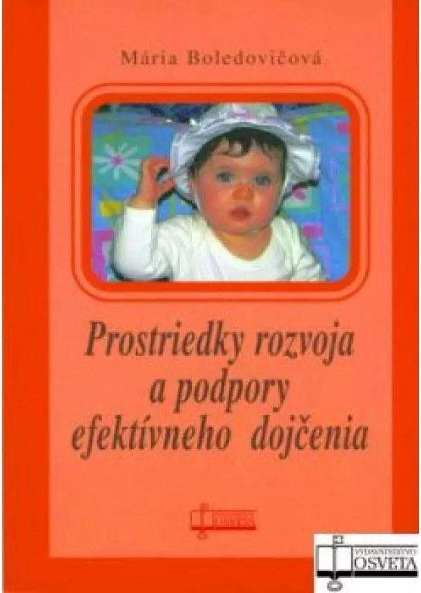 Mária Boledovičová - Prostriedky rozvoja a podpory efektívneho dojčenia
