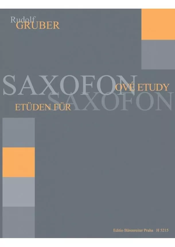 Rudolf Gruber - Saxofonové etudy