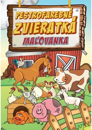 Pestrofarebné zvieratká - Maľovanka
