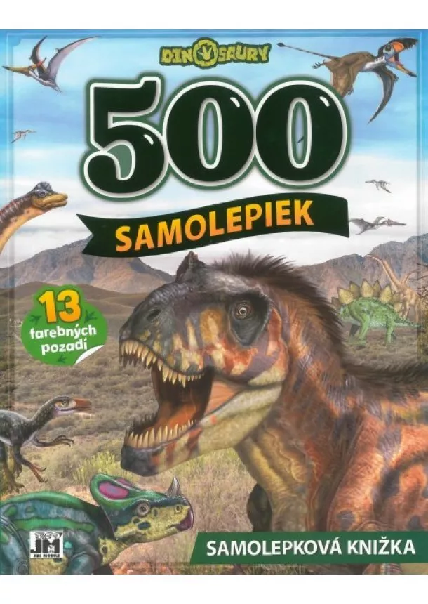 500 Samolepiek/ Dinosaury