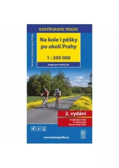Na kole i pěšky po okolí Prahy /1:200 000