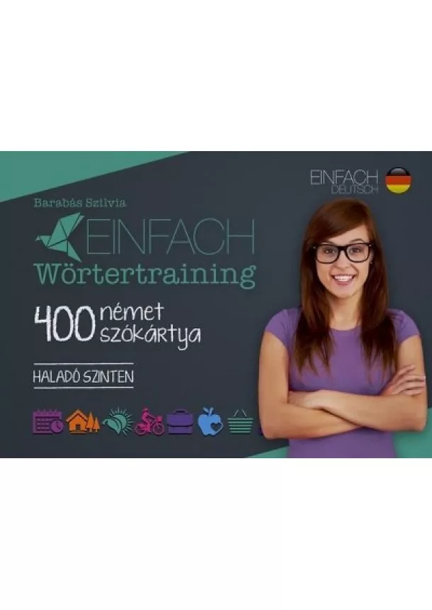 Szókártya - Einfach wörtertraining - 400 német szókártya /Haladó szinten