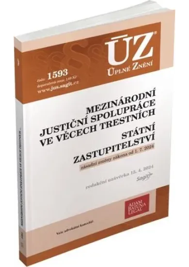 ÚZ 1593 Mezinárodní justiční spolupráce