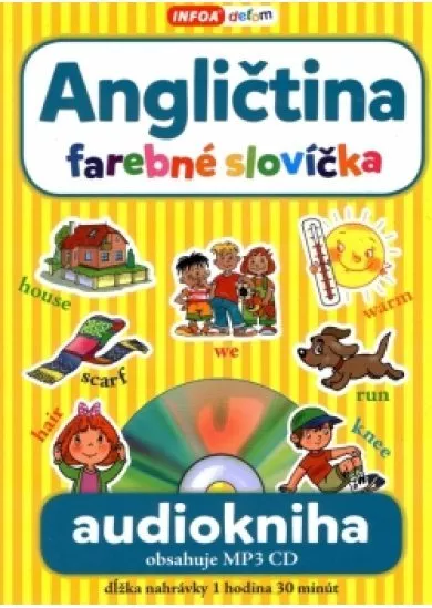 Angličtina - Farebné slovíčka - audiokniha (MP3 CD)