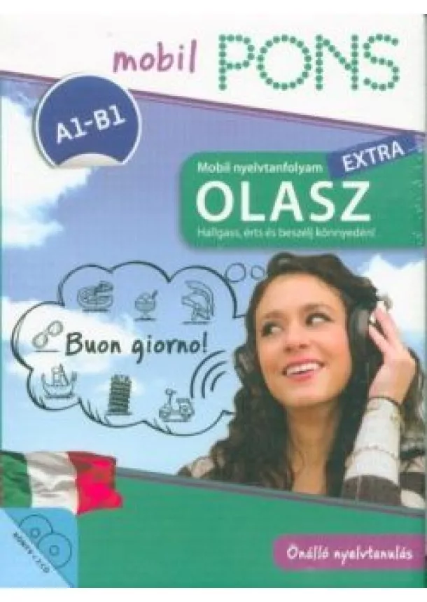 Nyelvkönyv - PONS Mobil nyelvtanfolyam EXTRA - Olasz - Hallgass, érts és beszélj könnyedén!