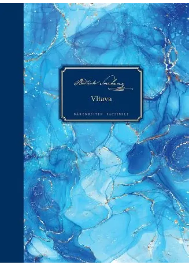 Smetana Bedřich - Vltava - orchestrální partitura – faksimile autografu