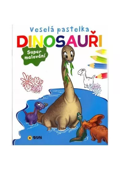 Veselá pastelka Dinosauři