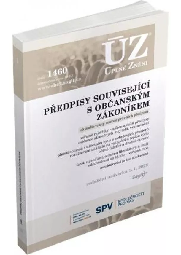 autor neuvedený - ÚZ 1460 Předpisy související s NOZ