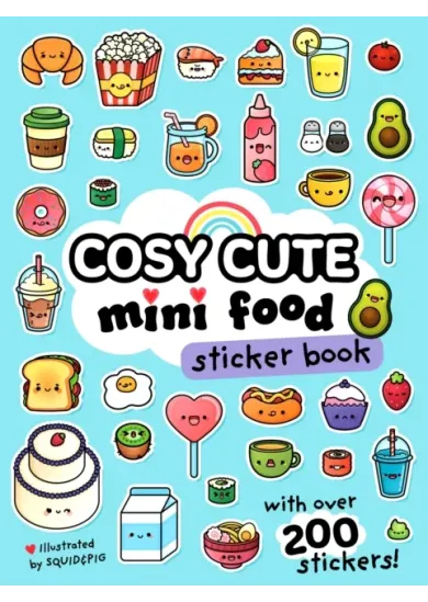 Cosy Cute Mini Food Sticker book