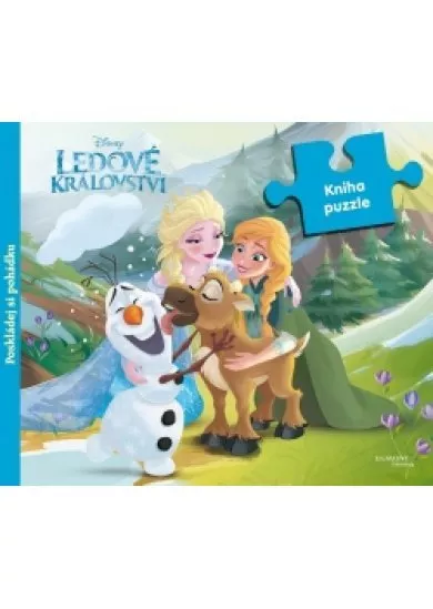 Ledové království - Kniha puzzle - Poskládej si pohádku