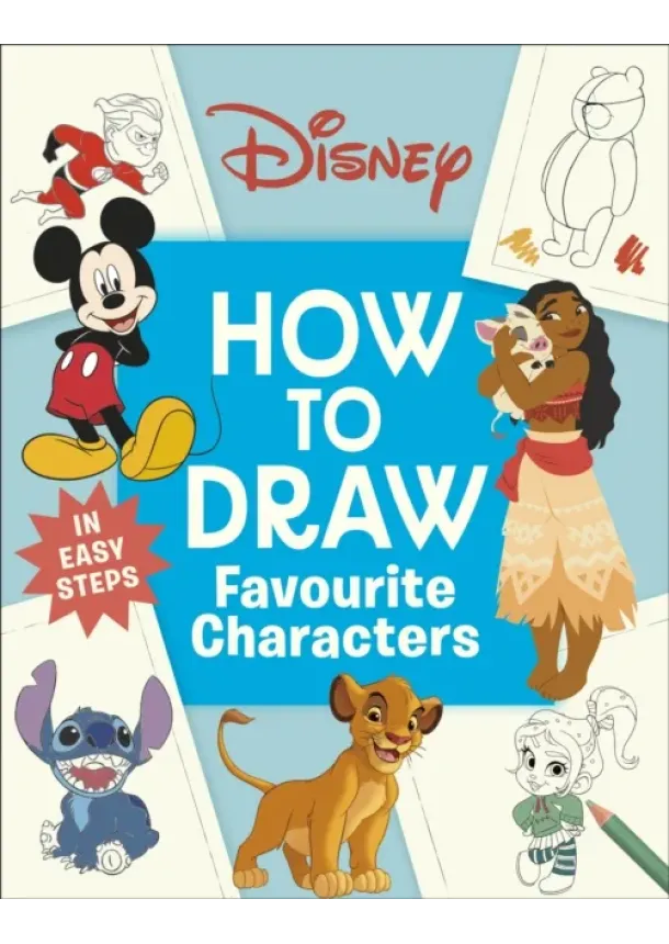  DK - Disney How to Draw Favourite Characters