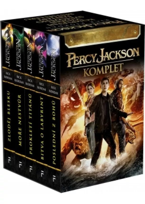 Rick Riordan - PERCY JACKSON - komplet 1.-5.díl - box
