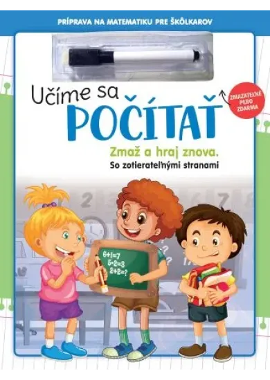 Učíme sa počítať - Zmaž a hraj znova - So zotierateľnými stranami