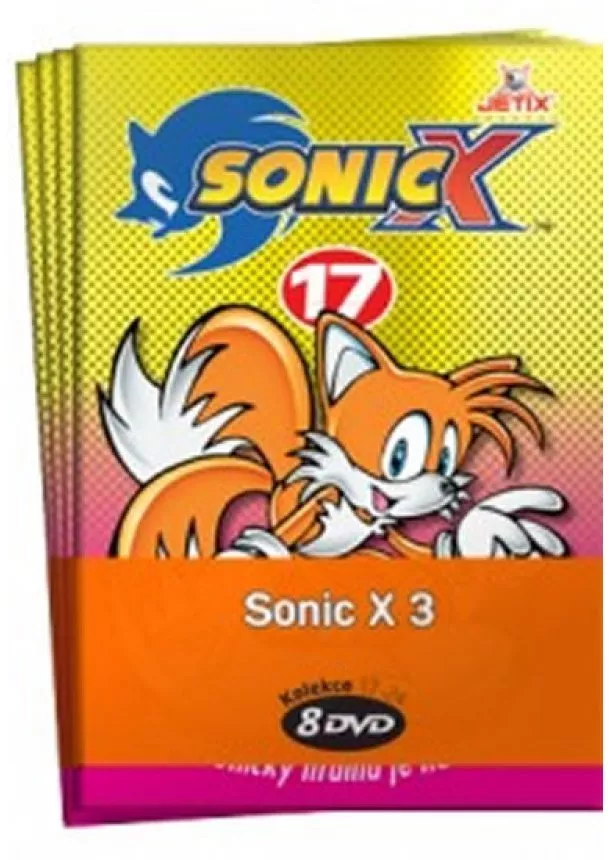 autor neuvedený - Sonic X 3. - kolekce 8 DVD