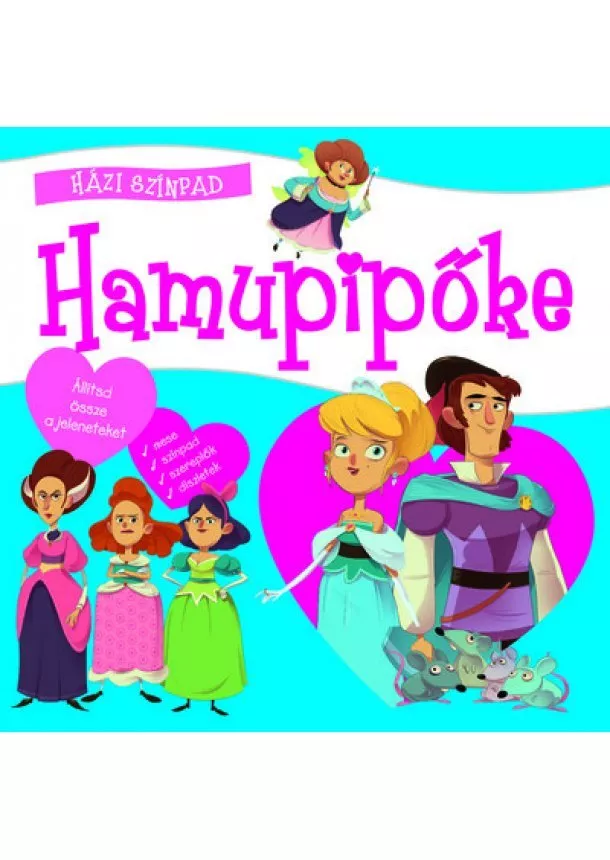 Puzzle-Könyv - Házi színpad - Hamupipőke