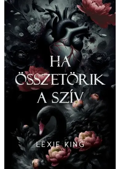 Ha összetörik a szív - Fekete szív 1. (éldekorált)