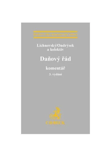 Daňový řád. Komentář - 3. vydání